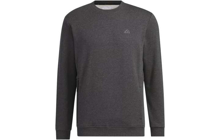 Adidas Adidas Sweatshirts Men's Metallic Black Crew Neck Moderate Regular