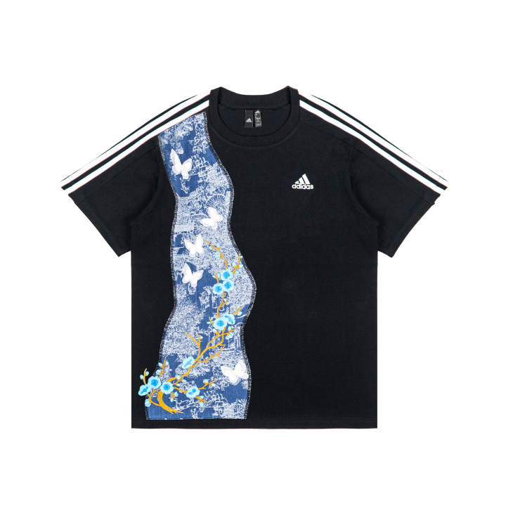 Adidas Adidas T Shirts Unisex Black Crew Neck Moderate Straight Fit