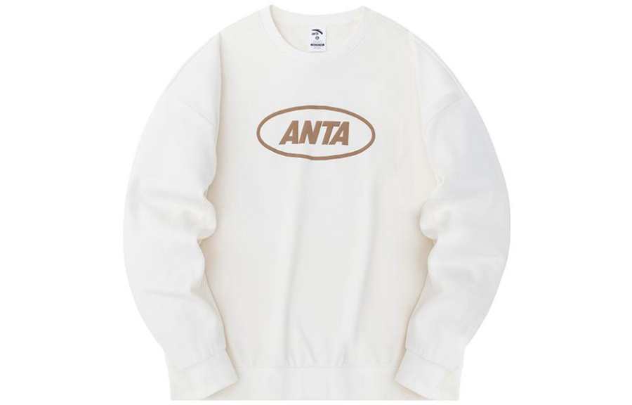 Anta Life Collection Sweatshirt Unisex Beige Yellow
