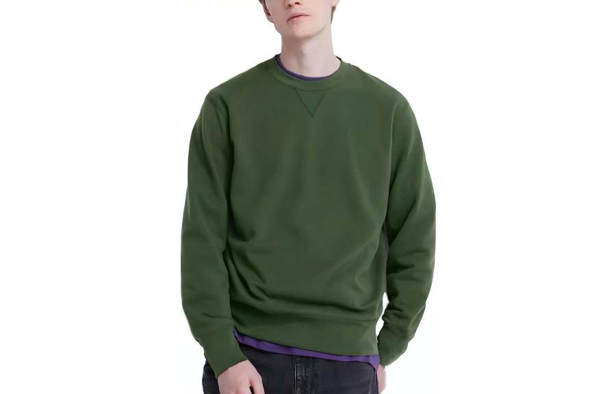 UNIQLO Sweatshirts Unisex Turquoise Crew Neck Moderate Other
