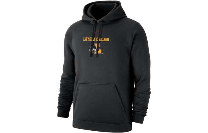 Nike Nike Loyola Chicago Sweatshirts Men's Black Hooded Moderate Other