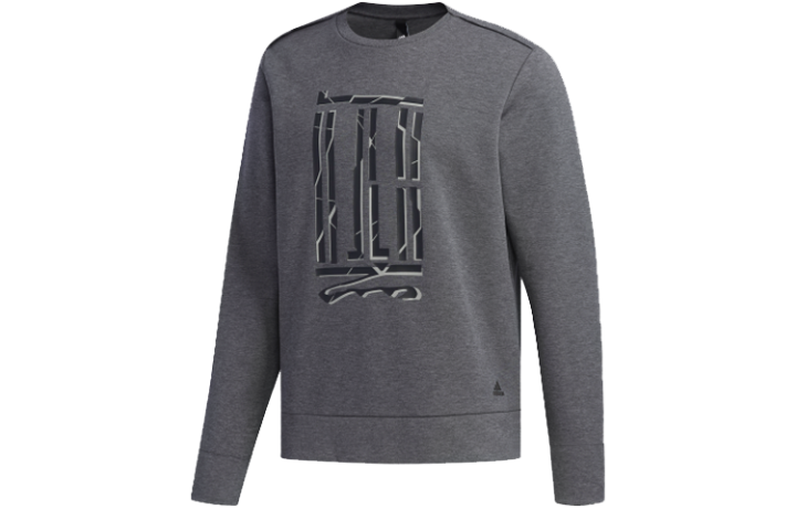 Adidas Adidas Wuji Series Sweatshirts Men's Gray Crew Neck Moderate Regular