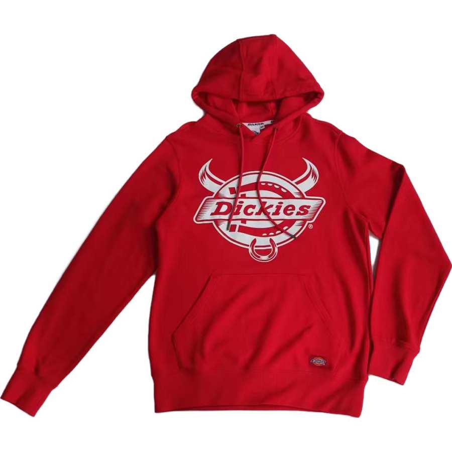 Dickies Dickies Sweatshirts Men's Red Hooded Moderate Regular