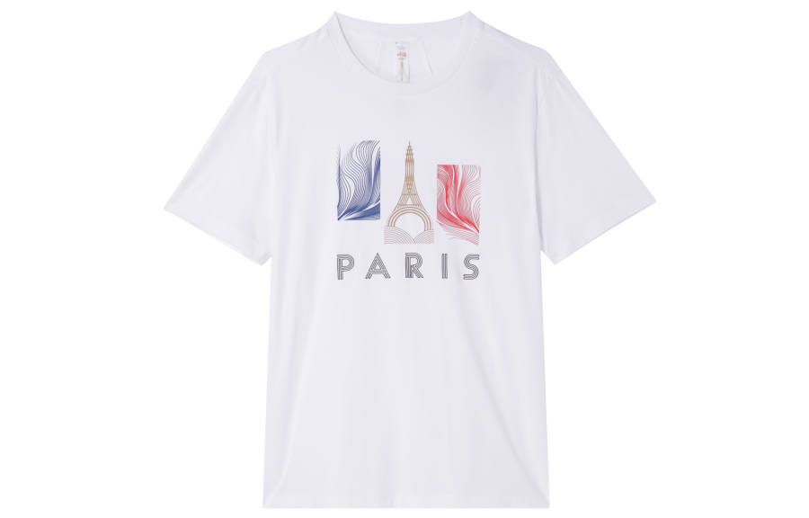 ANTA T Shirts Unisex White Crew Neck Moderate Straight Fit