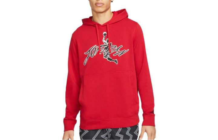 Jordan Jordan Sweatshirts Men's Red Hooded Moderate Regular