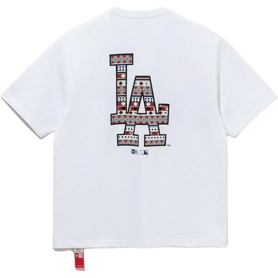New Era SS25 T Shirt Couple, Trendy And Versatile Korean Style Unisex White