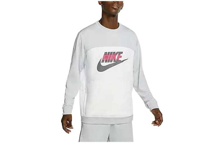 Nike Nike Sweatshirts Men's Gray Crew Neck Moderate Other