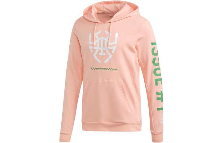 Adidas Adidas Donovan Mitchell Sweatshirts Men's Glossy Powder Hooded Moderate