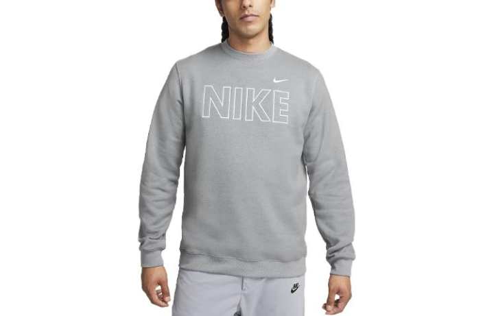 Nike Nike Sweatshirts Men's Cool Gray Crew Neck Moderate Regular