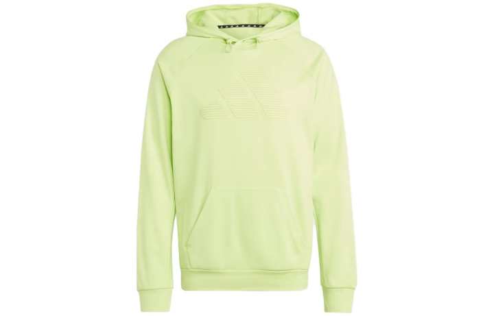Adidas Adidas Sweatshirts Men's Green Hooded Moderate Regular