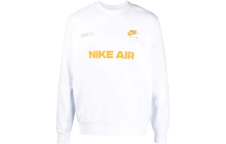 Nike Nike Sweatshirts Men's White Crew Neck Moderate Regular