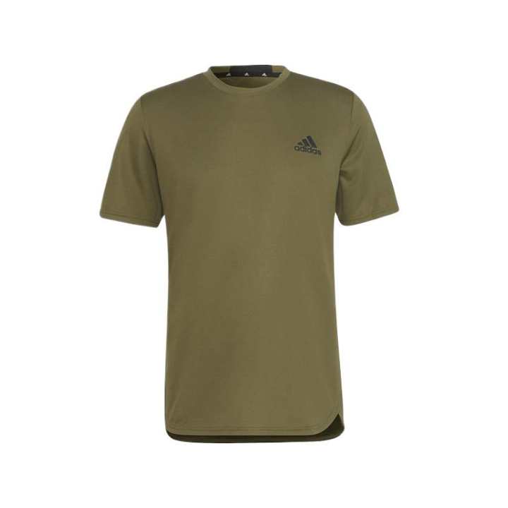 Adidas Adidas T Shirts Men's Green Crew Neck Moderate