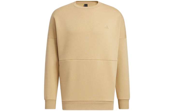 Adidas Adidas Sweatshirts Unisex Khaki Crew Neck Moderate Regular