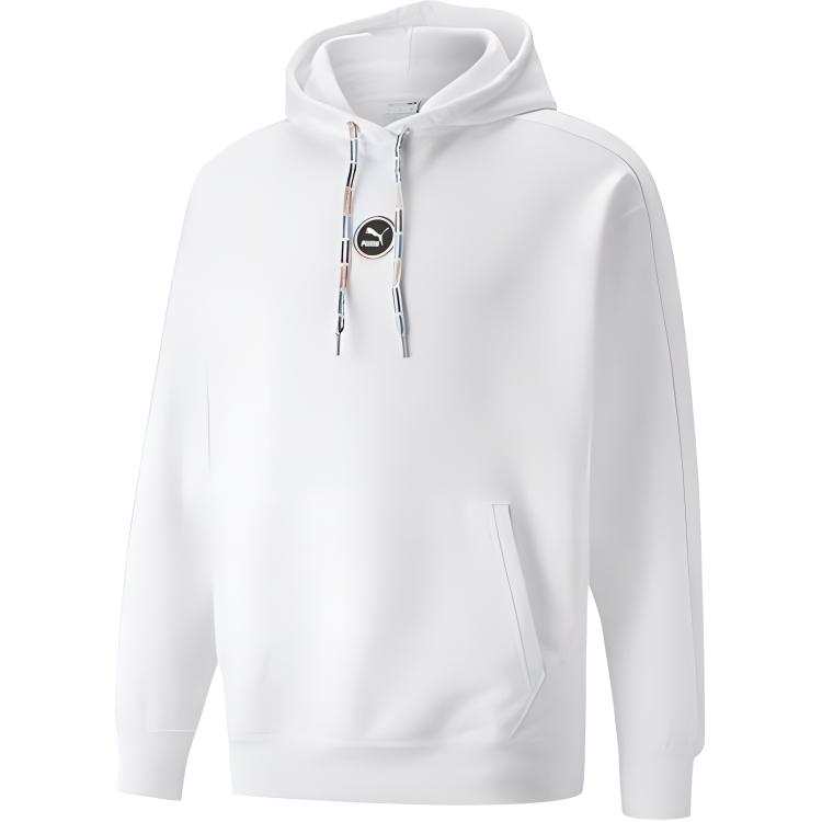 PUMA Sweatshirts Unisex White Hooded Moderate Other