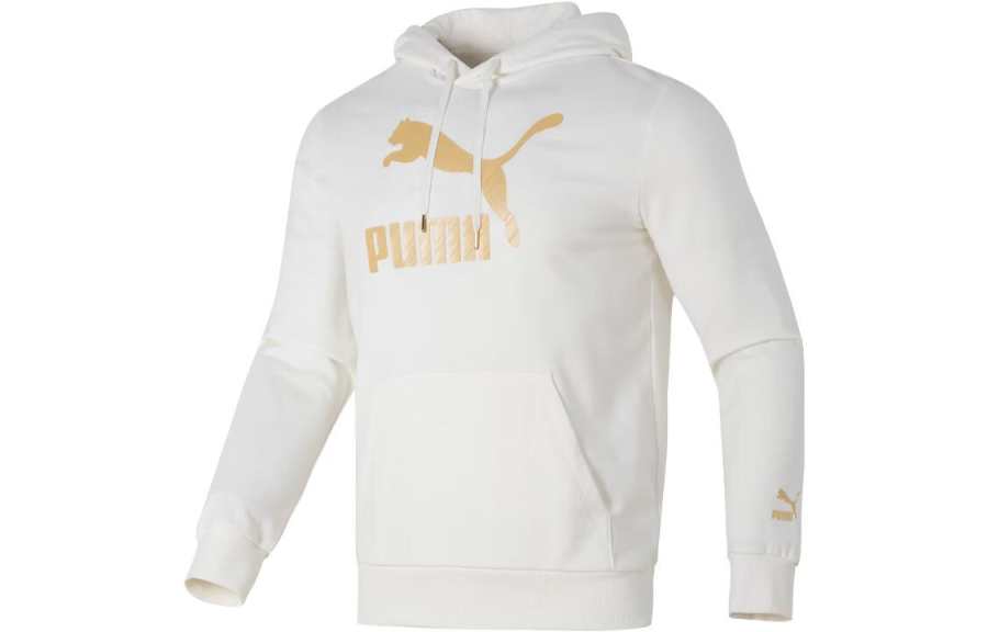 PUMA Sweatshirts Men's White Hooded Moderate Other
