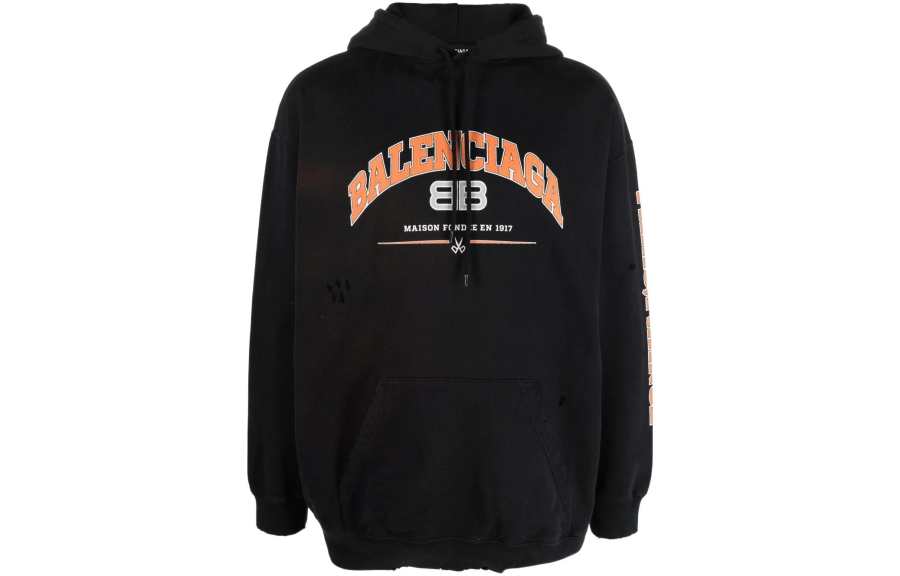 Balenciaga Pre Owned 2010s Logo Hoodie