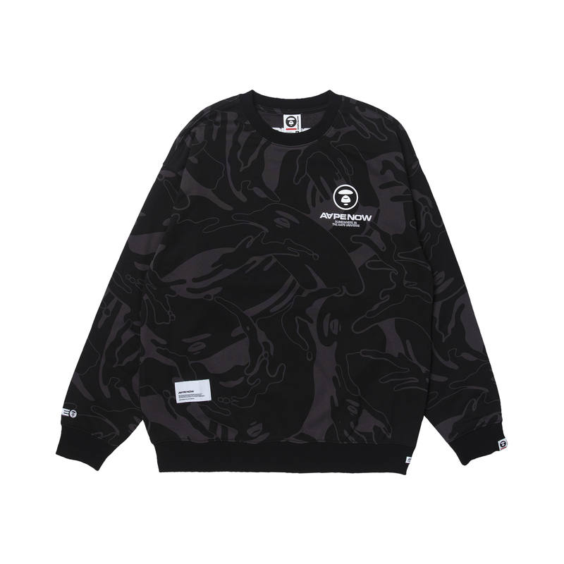 Aape Aape Sweatshirts Men's Crew Neck Moderate Regular