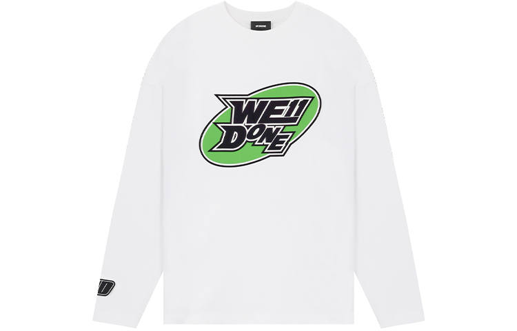 WE11DONE WE11DONE Sweatshirts Unisex White Crew Neck Moderate