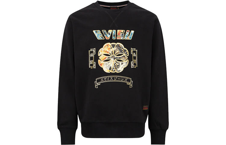 EVISU EVISU Sweatshirts Unisex Crew Neck Moderate Regular