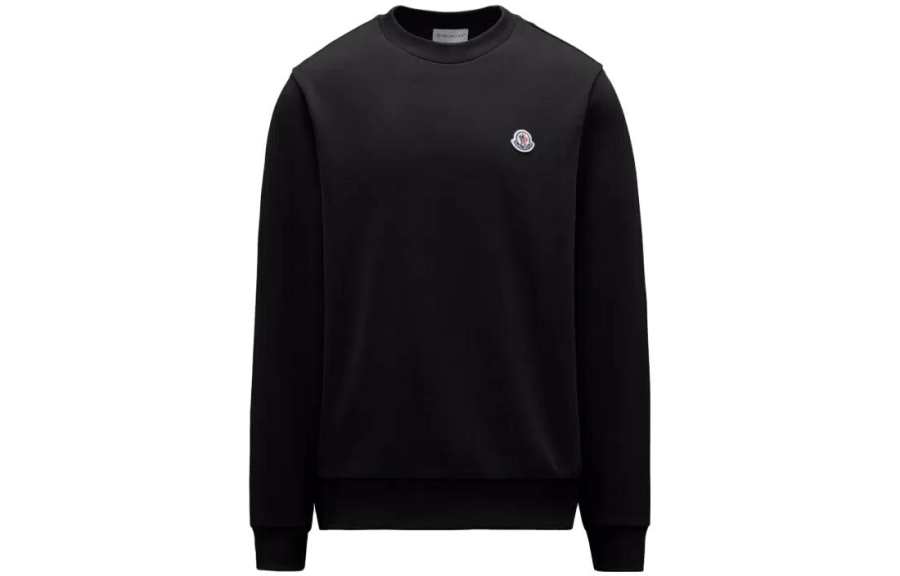 Moncler Moncler Logo Patch Sweatshirt Men's Black