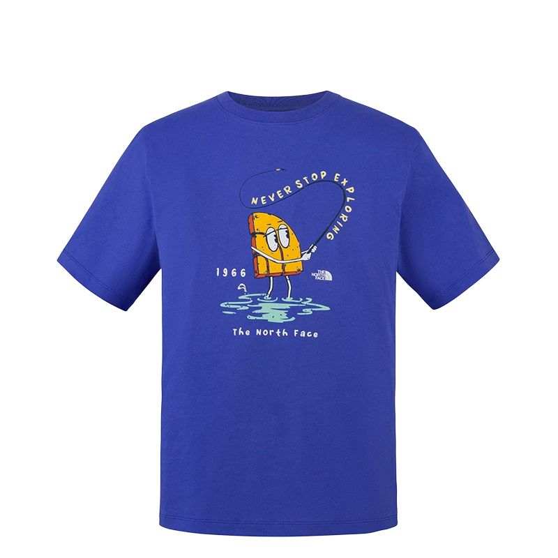 THE NORTH FACE Urban Exploration SS25 T Shirt Unisex Blue Purple