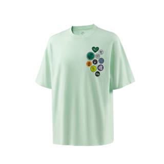 ANTA SNEAKERVERSE T Shirt Unisex Bright Aqua Green