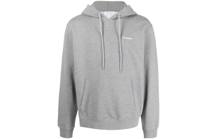 OFF-WHITE OFF WHITE Wave Diagonals Slim Hoodie
