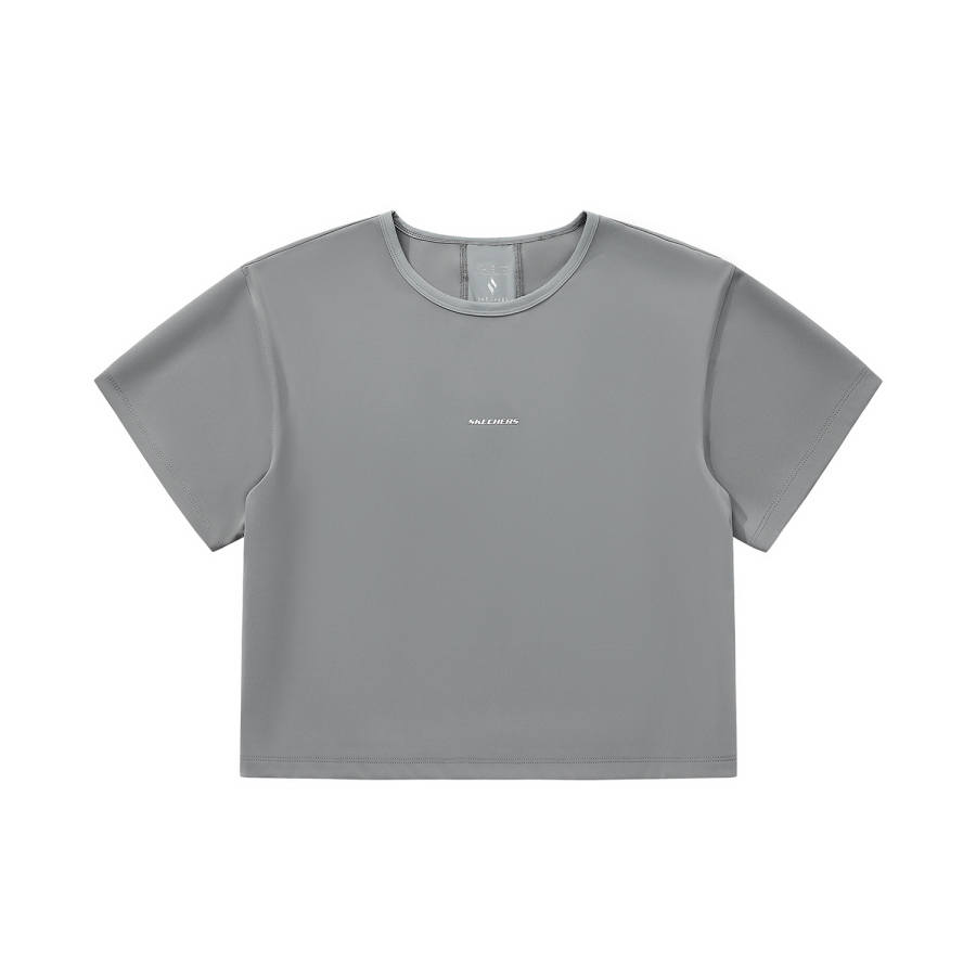 Skechers Elegant Diamond Collection T Shirt Unisex Gray