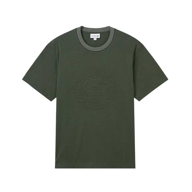 LACOSTE LACOSTE Embroidered Cotton T shirt