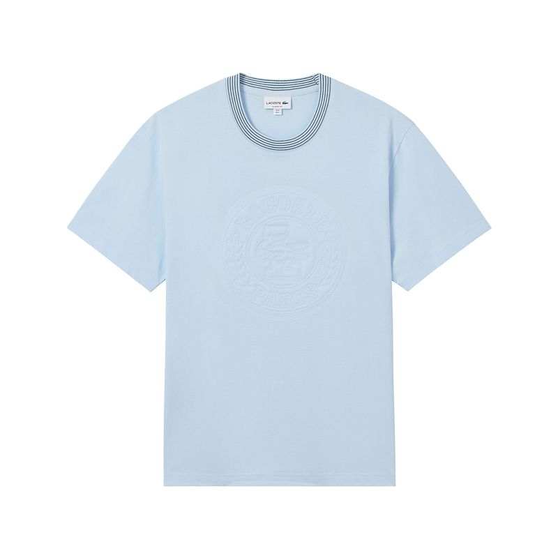LACOSTE LACOSTE Embroidered Cotton T shirt