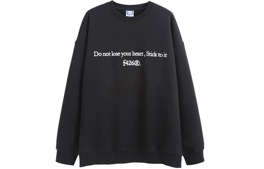 F426 F426 Sweatshirts Unisex Crew Neck Thickened Regular