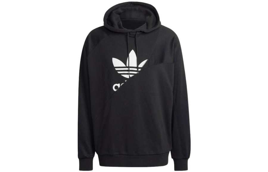 adidas originals Men's Adicolor French Terry Interlock Hoodie Black