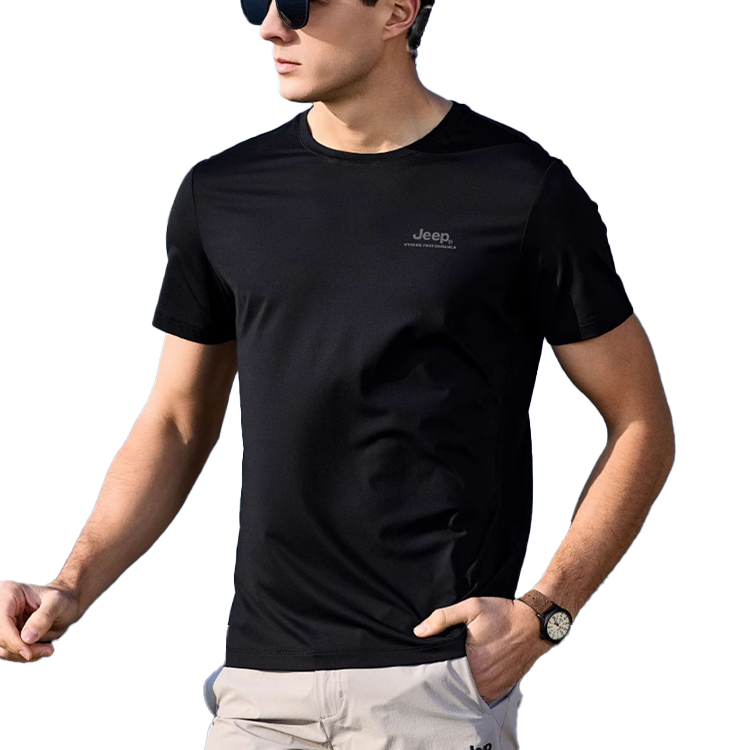 Jeep T Shirts Men's Crew Neck Moderate