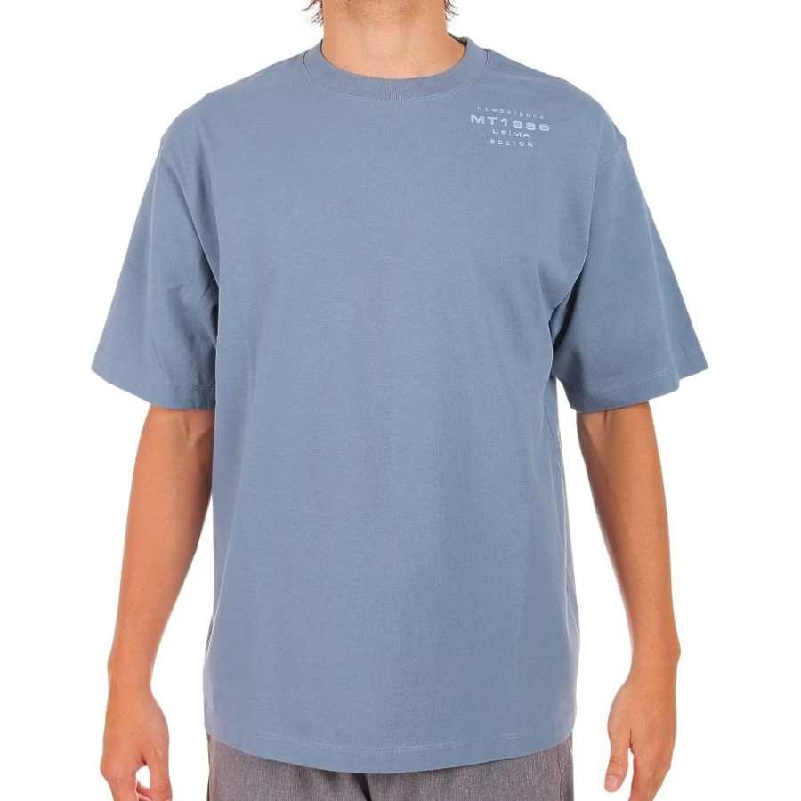 New Balance New Balance Go Anywhere T Shirts Men's Gray Crew Neck Moderate Other