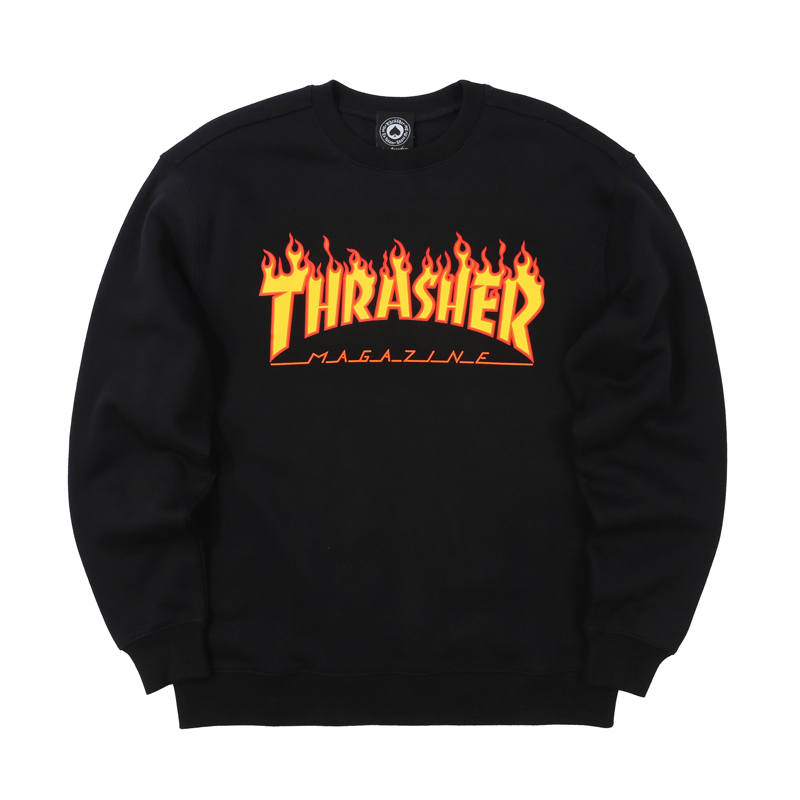 Thrasher Thrasher FW22 Sweatshirt US Version Unisex Black
