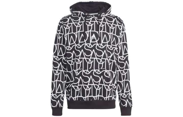 Adidas Adidas Lounge Sweatshirts Men's Black Hooded Moderate Regular