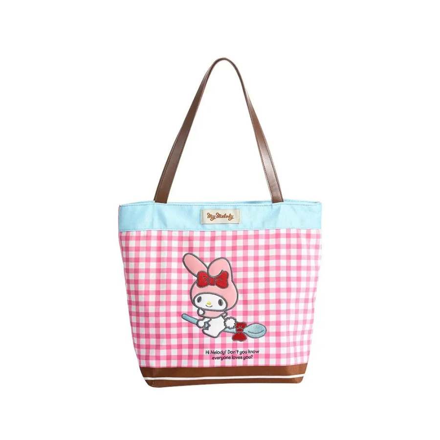Sanrio My Melody Polyester Tote Bag, Shoulder Bag Women's Blue