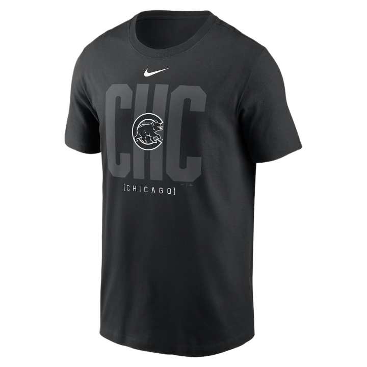 Nike Nike x MLB Chicago Cubs Fashion Local T Shirt Men's Black
