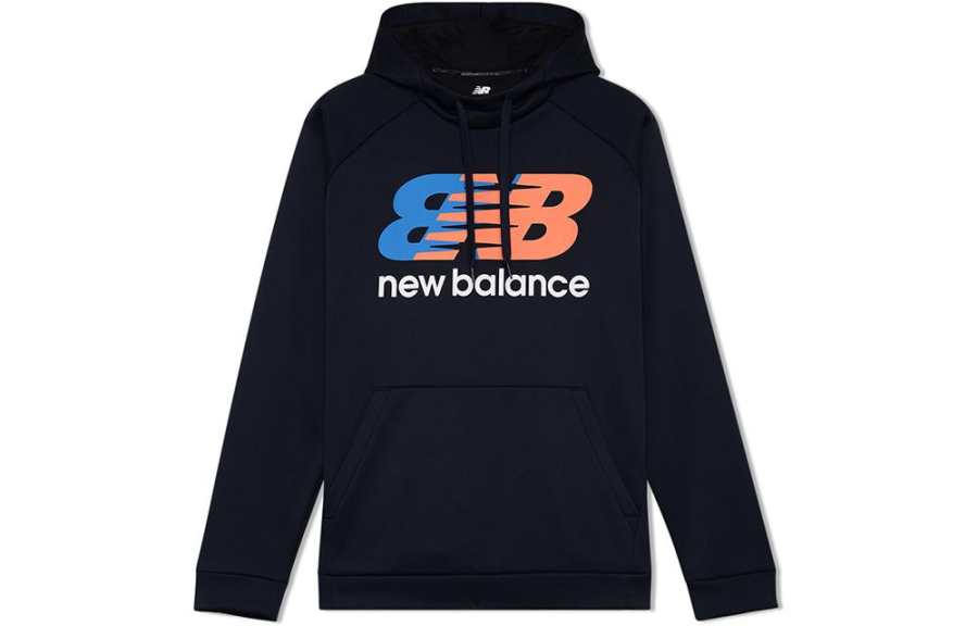 New Balance New Balance Sweatshirts Men's Dark Blue Hooded Moderate Regular