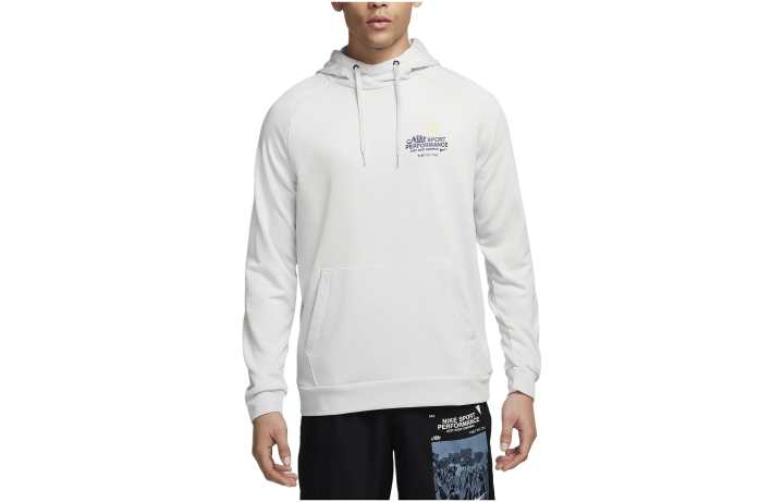 Nike Nike Dri FIT Hooded Fitness Pullover Sweatshirt Men's White