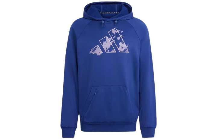Adidas Adidas Sweatshirts Men's Dark Blue Hooded Moderate Regular