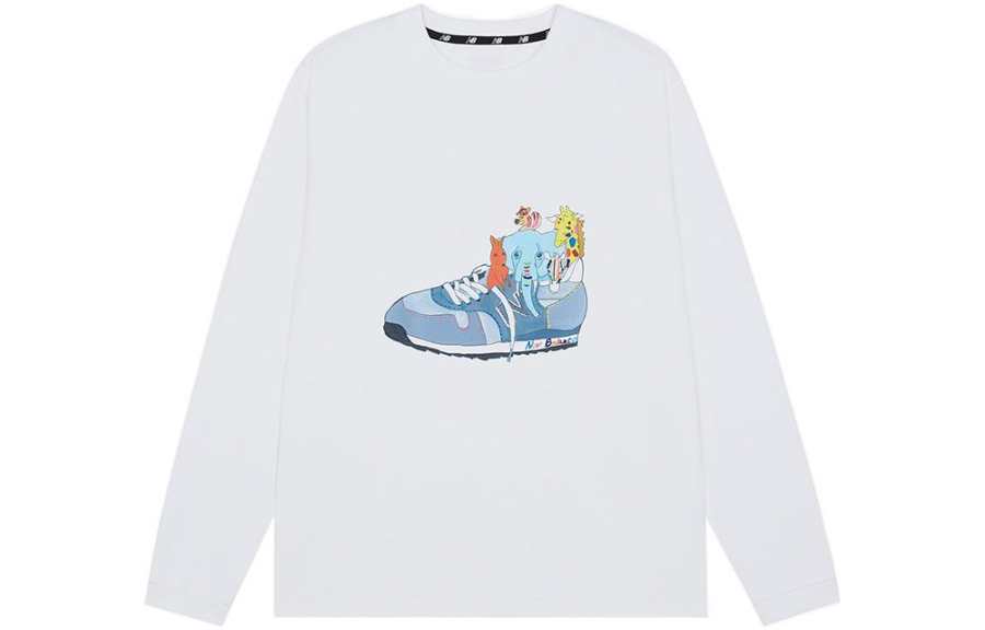 New Balance New Balance New Balance Japan Sweatshirts Unisex White Crew Neck Moderate Other