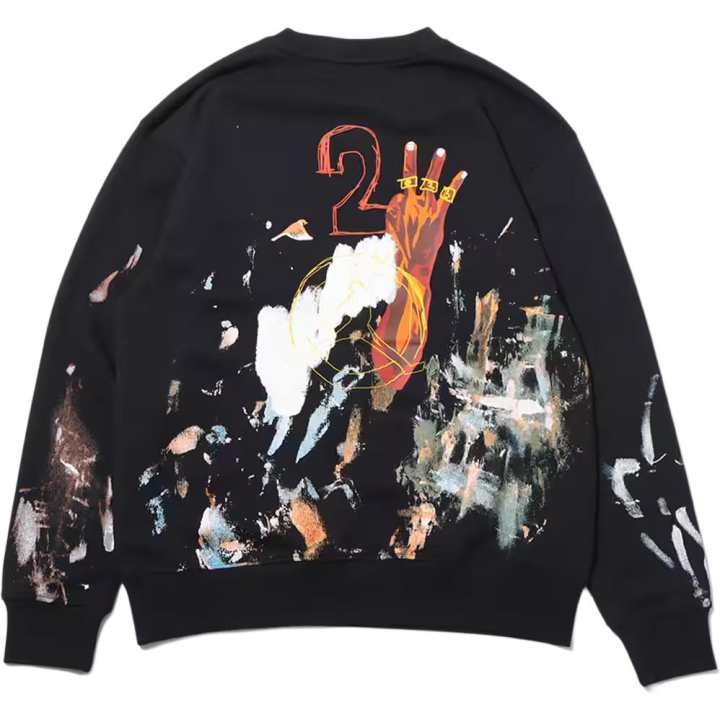 Jordan Jordan Sweatshirts Men's Black Crew Neck Moderate Regular