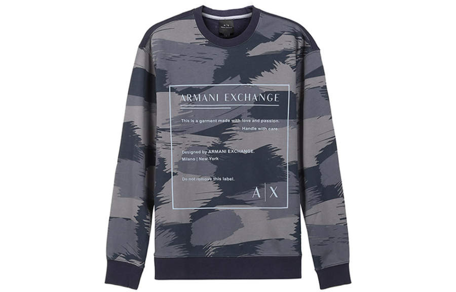 ARMANI EXCHANGE ARMANI EXCHANGEAE SS22 Sweatshirt Men's Marine Blue