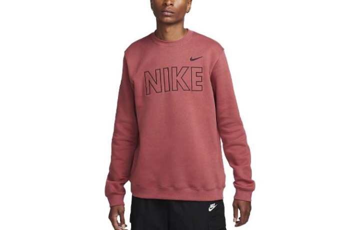 Nike Nike Sweatshirts Men's Cedar Color Crew Neck Moderate Regular