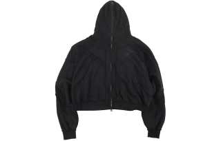 D 5 OVE Sweatshirts Men's Black Hooded Moderate Regular