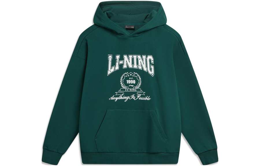 Li-Ning Li Ning Sports Life Collection Sweatshirt Unisex Pine Jasper Green