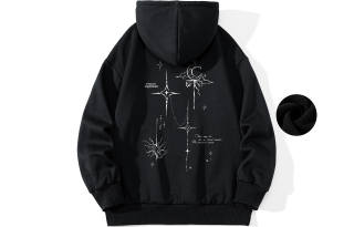 FREO3N Sweatshirts Unisex Hooded Thickened Regular