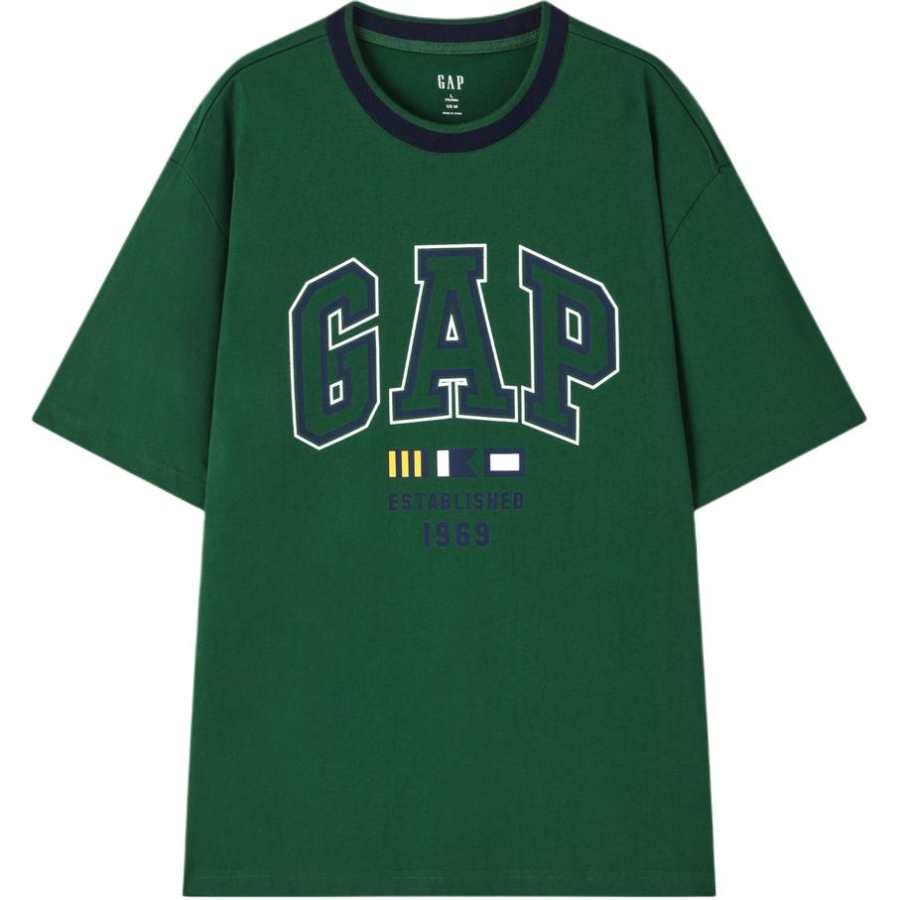 GAP GAP T Shirts Men's Crew Neck Moderate