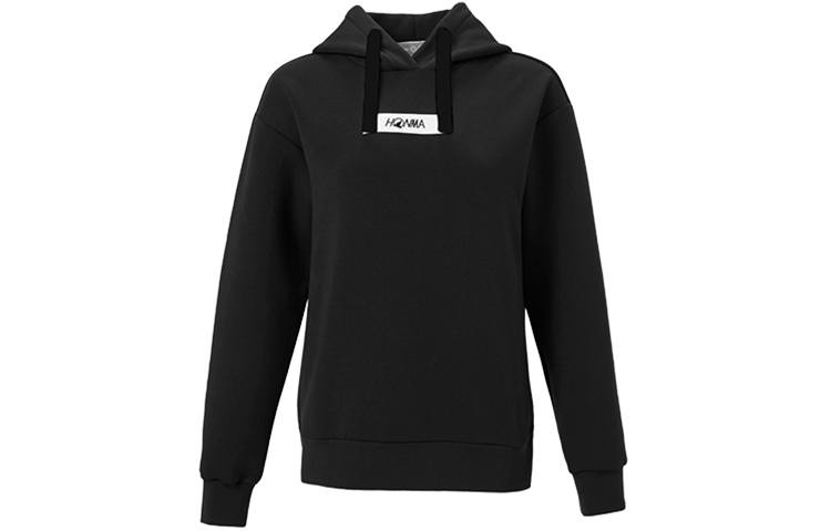 HONMA Sweatshirts Men's Black Hooded Moderate Other
